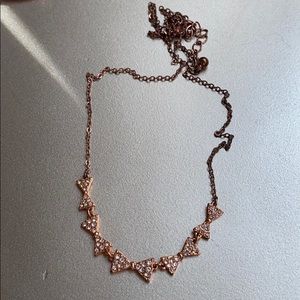 Rose gold necklace